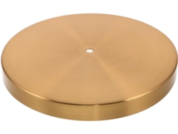 Base redonda de metal de cobre para lámpara de mesa, 25 cm, para repuesto en lámparas de mesa. SFUSHOS