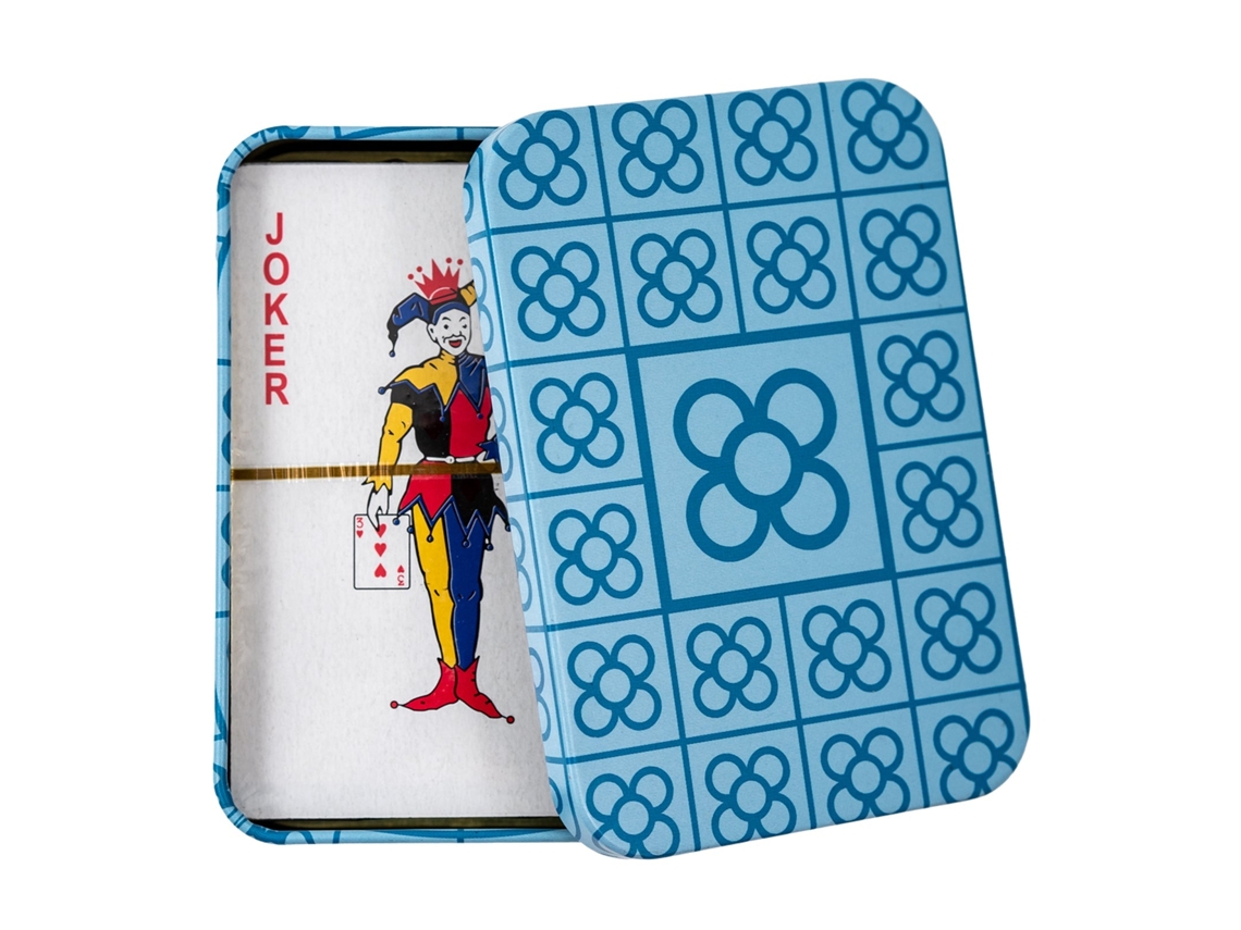 Javier Panot - Baraja De Cartas Inglesa De 52 Naipes En Estuche Metálico