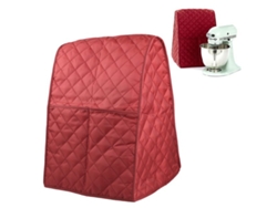 Funda protectora para batidora de pie con bolsillo y bolsa organizadora para KitchenAid, Sunbeam y Cuisinart (negro, café y rojo)