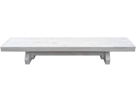 Banco de Jardín CARMO WOOD Sudexpress (Blanco - Madera - 280x47x43 cm)
