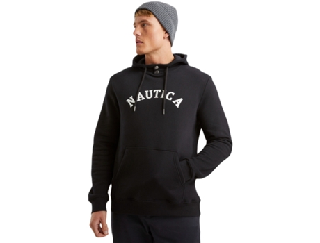 Sudadera con Capucha de Hombre NAUTICA Ellis Oh Negro (shoes//eu/S)