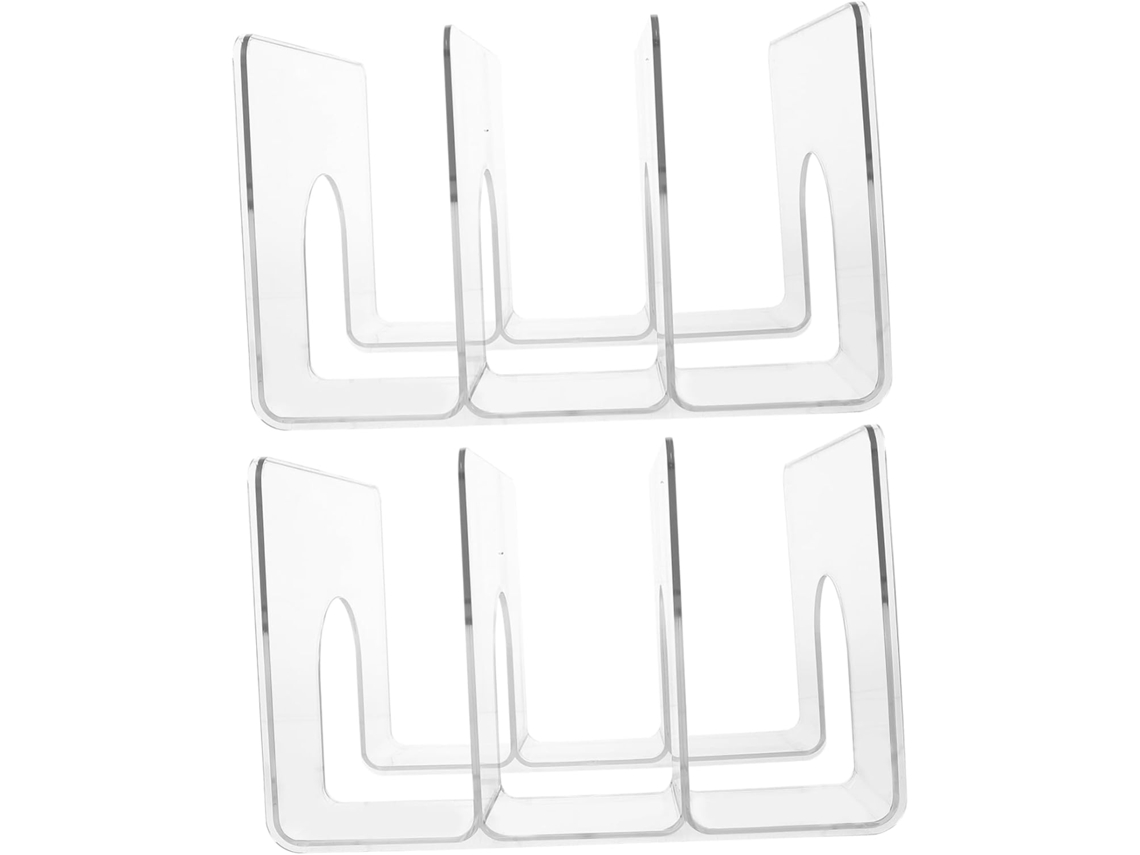 Juego De 2 - Estanterías, Estantes De Escritorio, Estantes Verticales, Organizadores De Documentos, Decoración