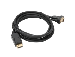 Adaptador (conversão De Projeção Hd De Notebook Para Tv) Conversor Dp Para Vga Preto