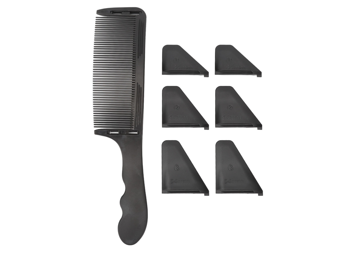Peine Curvo Para Barberos Forma S Arc Professional Para Corte De Pelo Flat Top Negro