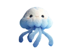 Colgante de medusa de peluche de la serie Ocean, juguete súper suave, decoración única para el hogar, regalo de cumpleaños, Good Rosewell