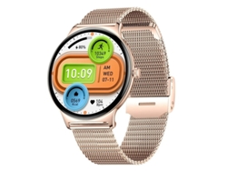 Reloj inteligente V89 con pantalla AMOLED de 1,43 pulgadas, Bluetooth, llamadas y elegante interfaz de usuario (rosa)