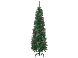 Árvore De Natal Artificial (flamme Resistente 46x165cm)