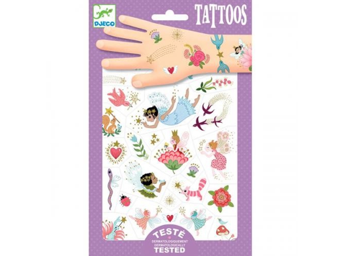 50 Tatuajes Amigos Feéricos DJECO