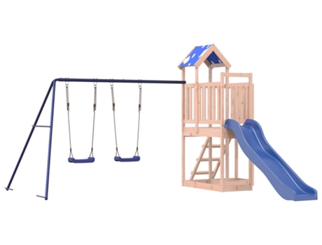 Parque Infantil De Exterior VIDAXL Marrón Madera