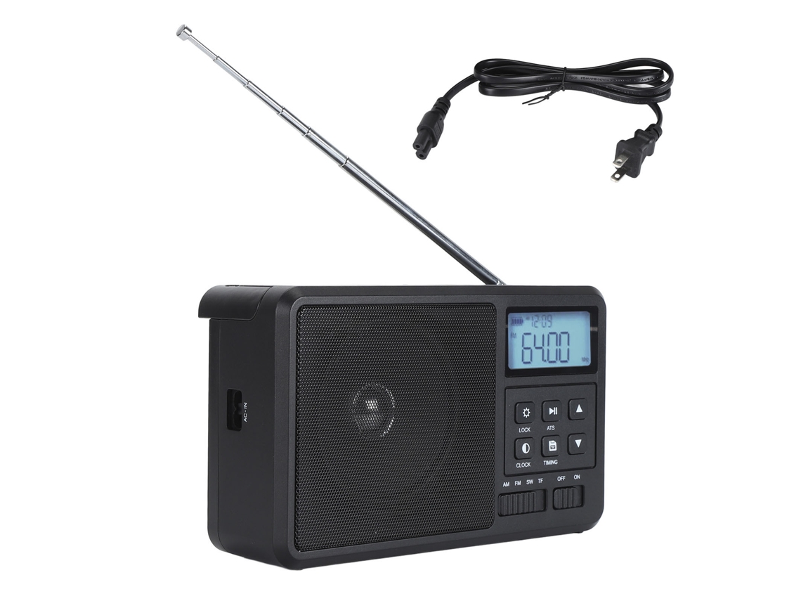 Rádio Bluetooth com tela grande e redução de ruído em banda completa EOOCOO