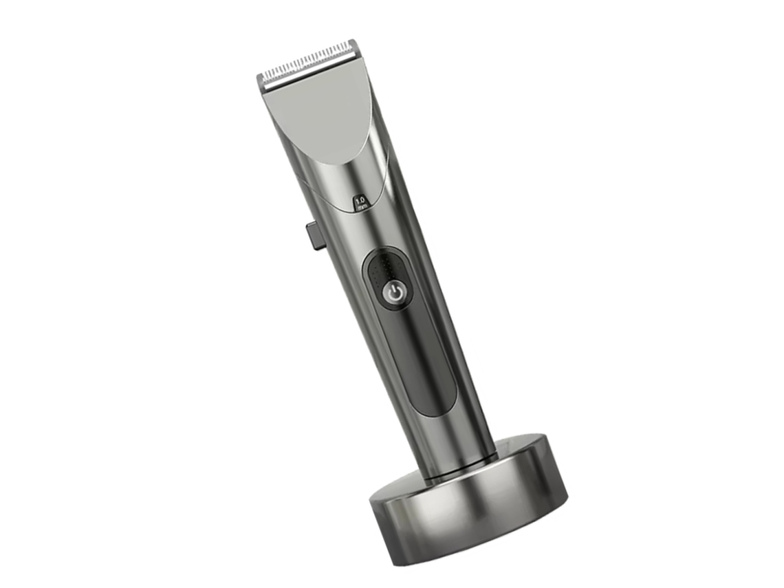 Maquina De Cortar Cabelo Profissional Recarregável Lavável Com Display Led E Ajuste 4 Níveis Para Homens