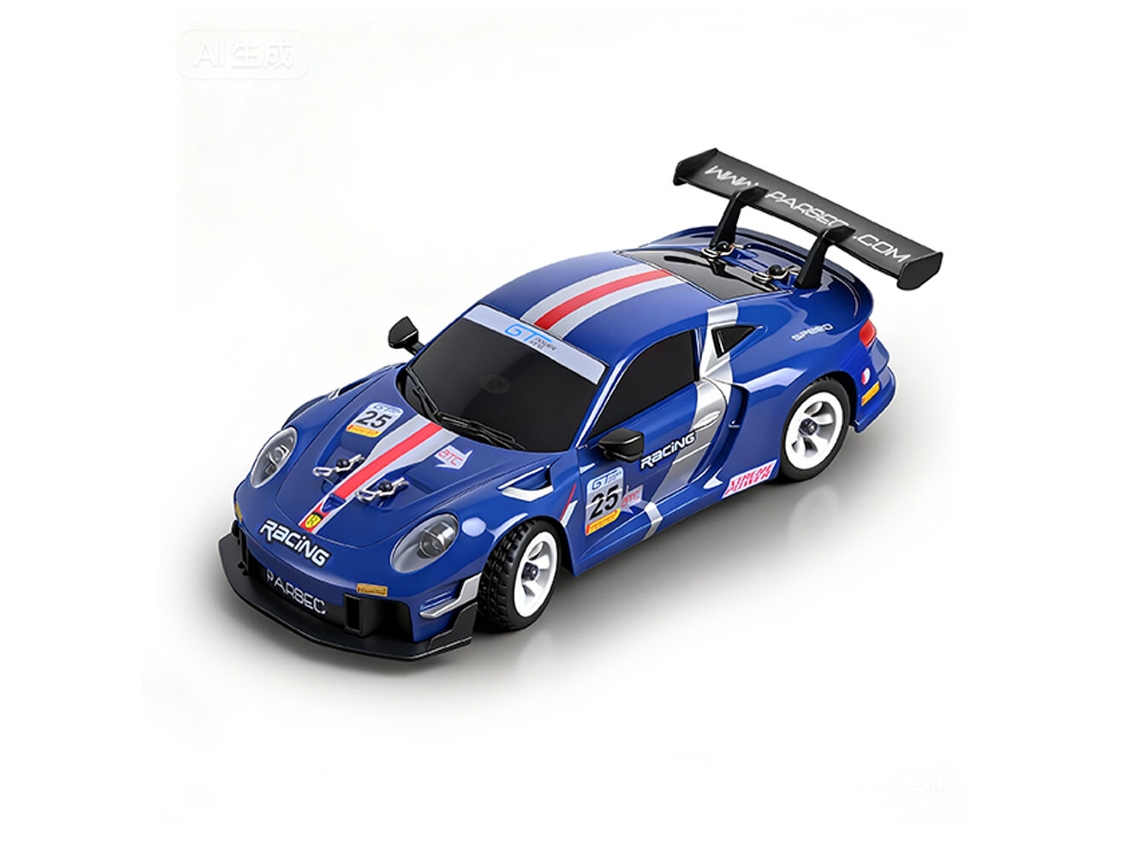 284019-a Coche Rally Azul wltoys 1/28 2.4g 4wd 30 Km/h Coche Rc Alta Velocidad Versiones Drift/rally Luces Led Geniales Modelo Vehículo Rtr
