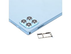 Tableta de 10,1 pulgadas con Android 11.0, 5G, wifi, 6 GB, 128 GB, color azul claro y dorado