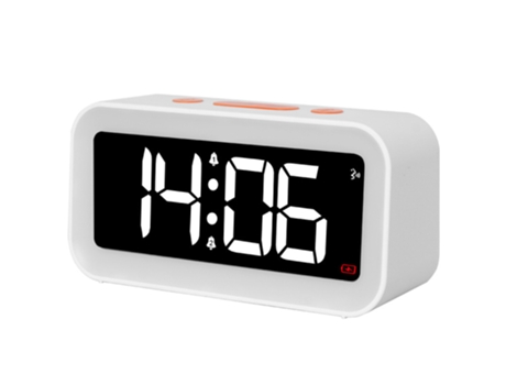 ELKUAIE Despertador electrónico de música inteligente, reloj led multifuncional para niños