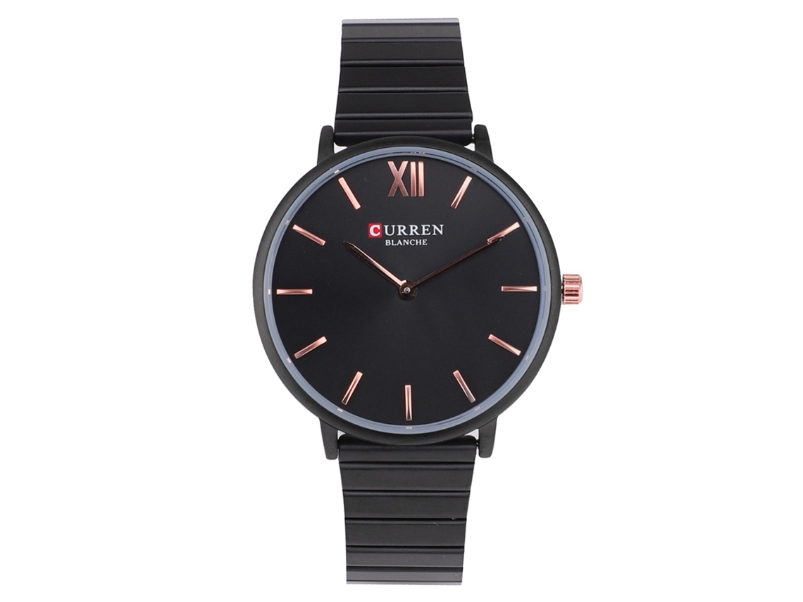 Reloj De Pulsera Analógico De Cuarzo Para Mujer Con Esfera Redonda, Moderno Y Resistente Al Agua.