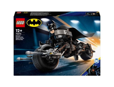 LEGO Batman Figura de construcción de Batman y moto Bat-Pod 76273