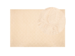 Alfombra BELIANI Gharo de Poliéster Beige 160x230