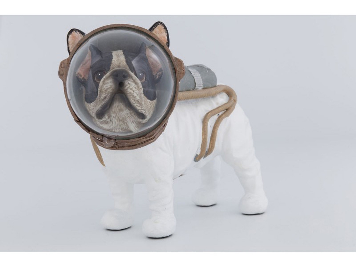 Perro Espacial Pieza Decorativa 21 cm