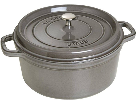 Cacerola STAUB (Gris - Hierro Fundido - 28 cm)