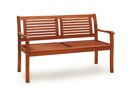 Banco de Jardín Madera de Eucalipto 120x60x90cm Certificado FSC