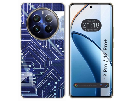 Funda Diseño Circuito para Realme 12 Pro 5G / 12 Pro Plus 5G TUMUNDOSMARTPHONE Silicona Multicolor