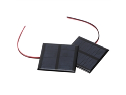2026 Store-2 Piezas Panel Solar Cableado 5.5v 0.6w Multifuncional Portátil Mini Placa Solar De Polisilicio