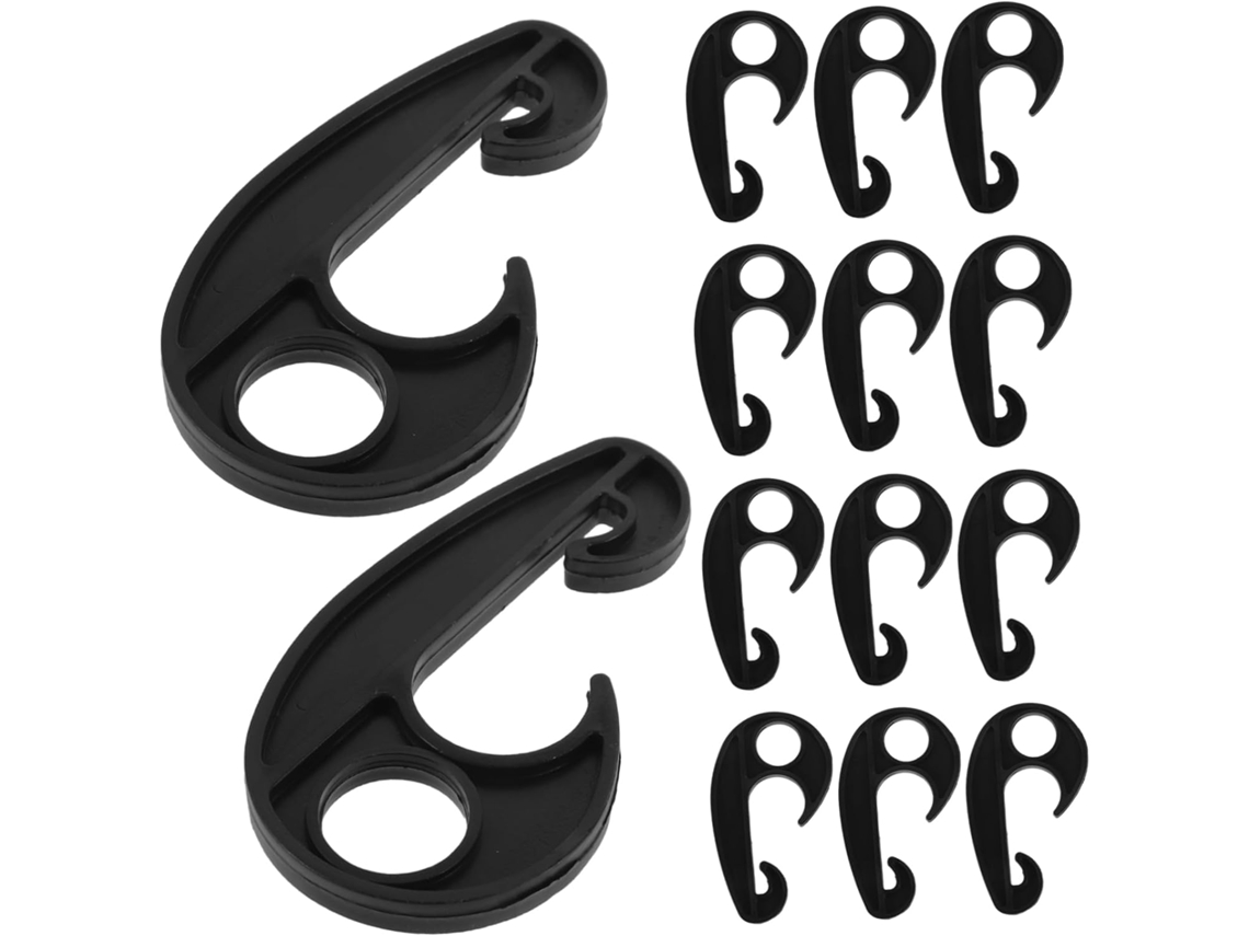 Paquete De 20 Ganchos De Lona De Pvc, Resistentes Al Viento, De Plástico Para Fundas De Coche, Fijaciones De Alta Resistencia...