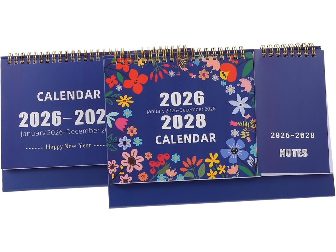 Calendario De E Escritorio Mensual Compacto E Independiente