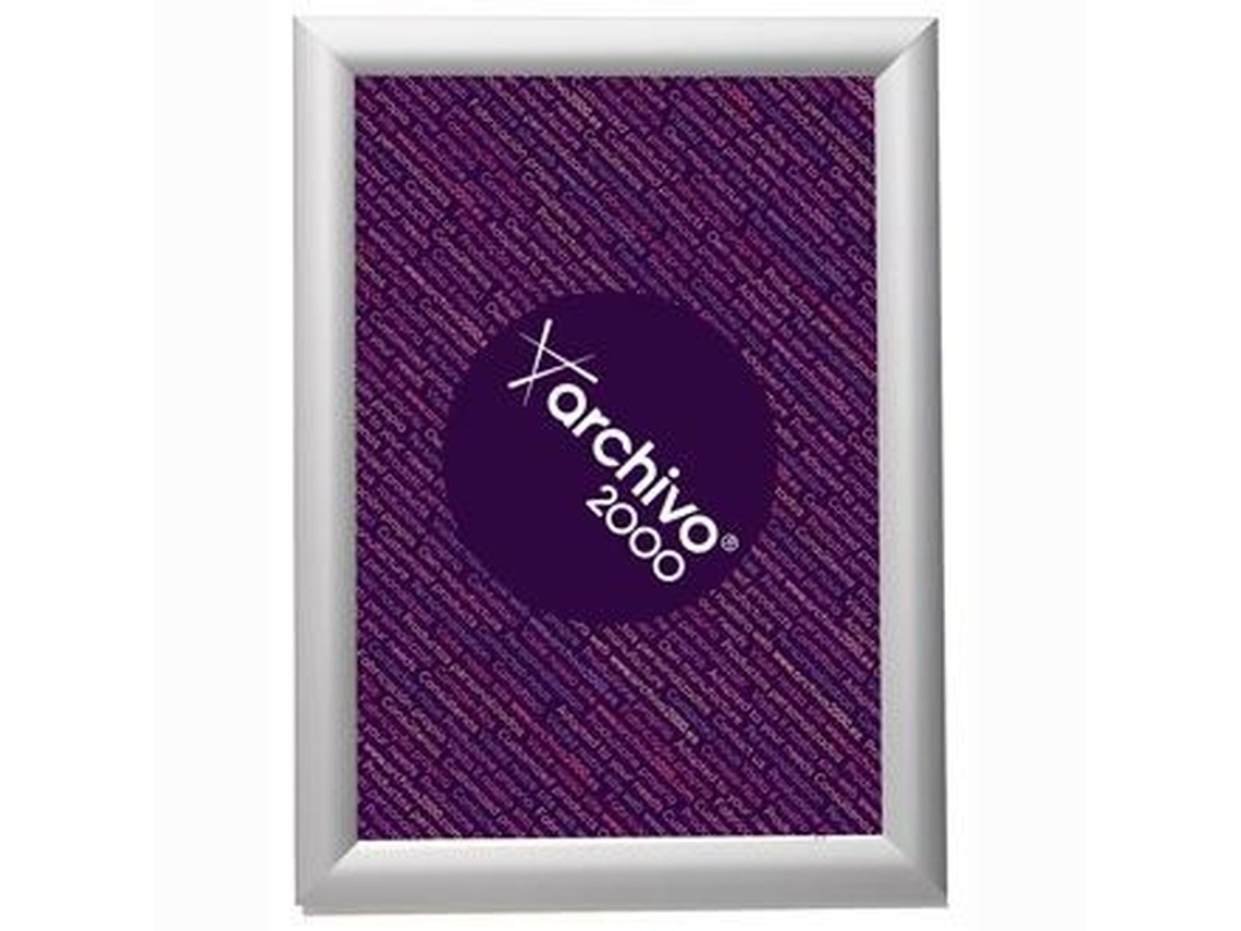 Expositor Archivo 2000 Plateado Con marco Din A3