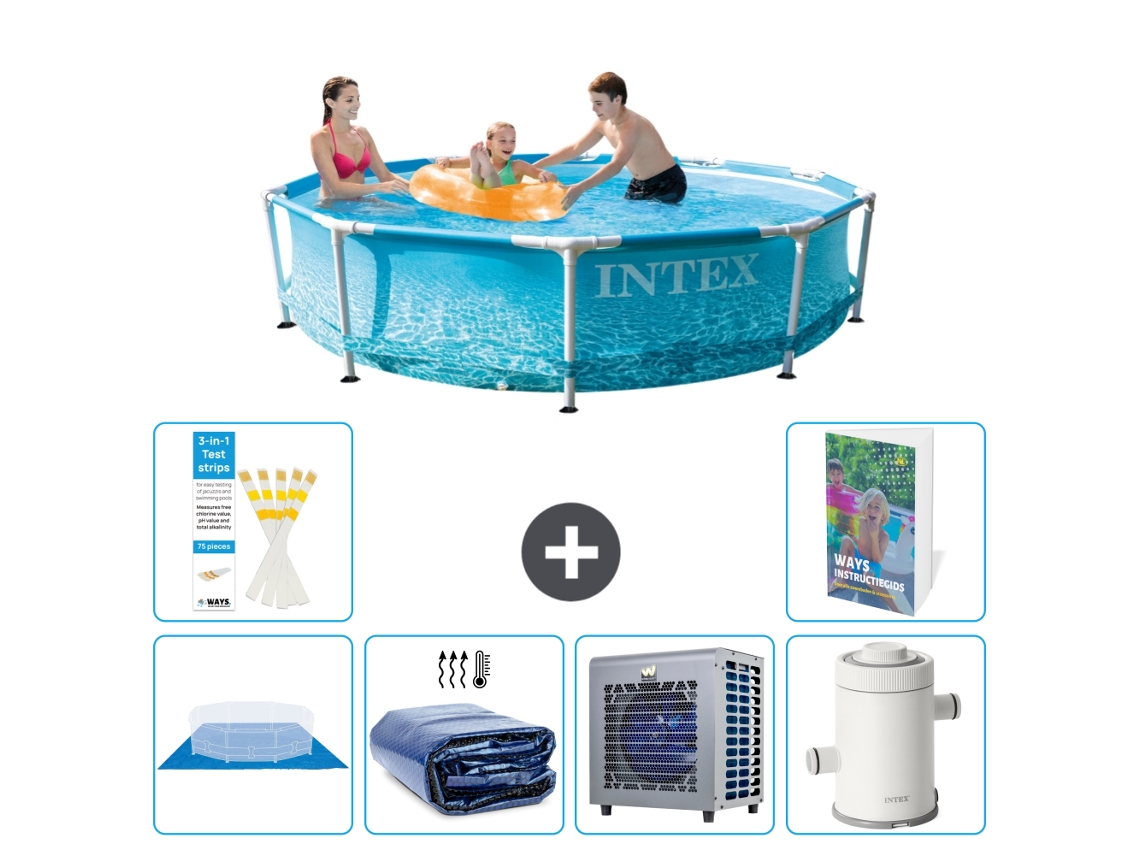Intex Piscina Com Estrutura Redonda - 305x76 Cm - 7-peças S104