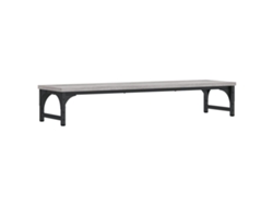 Soporte de pantalla madera ingeniería gris Sonoma 85x23x15,5 cm VIDAXL