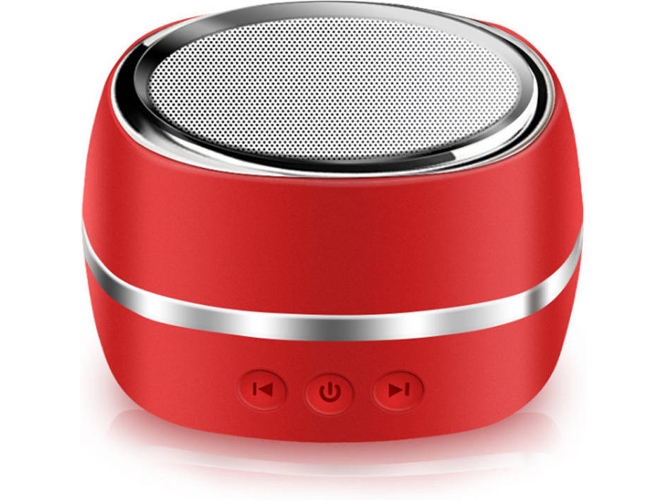 Mini Altavoz Bluetooth WJS 840079103161 (Inalámbrico Rojo)