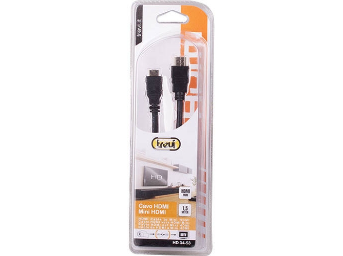 Cable TREVI 34-53 HDMI/Mini HDMI (1,5 m)