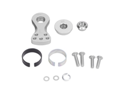 Protector De Servo Ajustable De Aluminio 25t Con Brazo En L Para Vehículos De Control Remoto A Escala 1/10, Color Titanio.