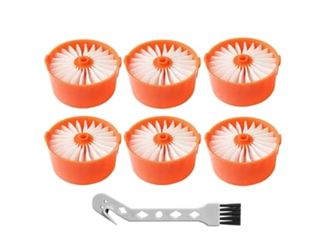Accesorio Aspiradores BLACK+DECKER Pack 6 Filtros Black+Decker Bsv2020G Bsv2020P