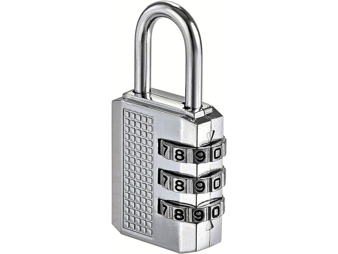 Candado De Combinación De 3 Dígitos Fácil De Configurar, Sin Llave, Para Minicajas, Maletas, Bolsos, Color Plata, 1000 Combinaciones, Duradero, 30 G