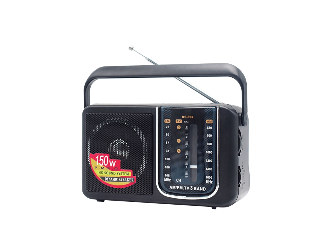 Radio portátil AM/FM Mdug, receptor de Badería Mayor