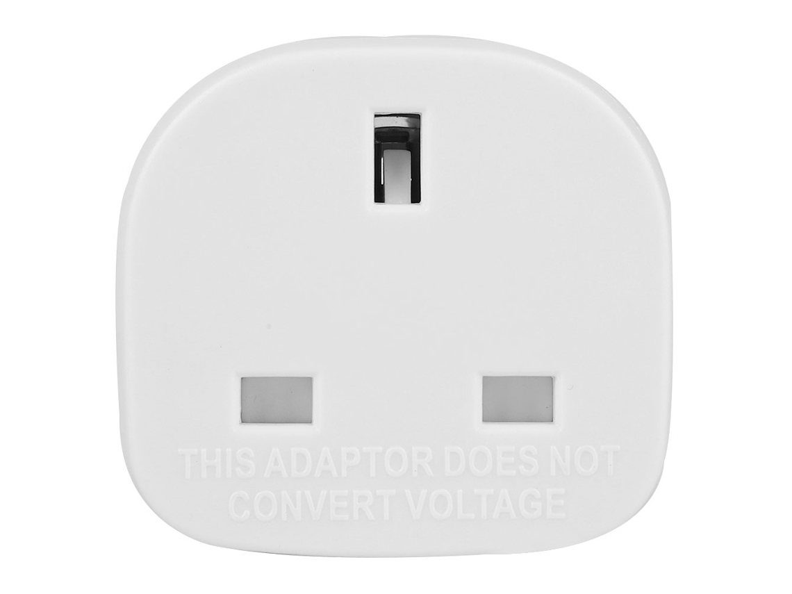 2026-conversor De Enchufe Uk A Eu Bs8546, Adaptador De Viaje De Carga, 16a 250v, Blanco