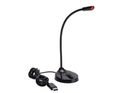 Microfone De Conferência Usb Com Captação De Som 360° Para Comunicação Clara Mesa De Trabalho