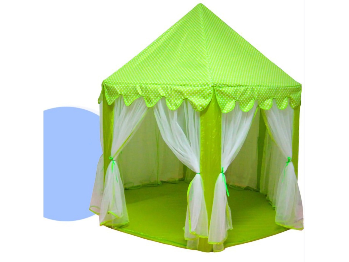 Tienda De Campaña Infantil Con Forma De Castillo De Princesa Para Interiores, A Prueba De Mosquitos, Para Jugar Y Dormir, Verde, Para 2 Personas.