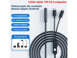 Câmera Endoscópica de 2 Megapixels MDUG (cabo Rígido de 1 M)