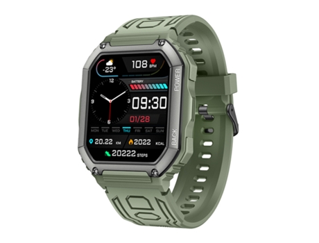 Smartwatch SMANDY KR06 Bluetooth Llamadas 320mAh (Verde)