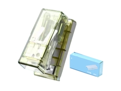 Grapadora Mini Cute Portátil Semitransparente De Acero Effort Save Para Escuela Oficina Escritorio Verde
