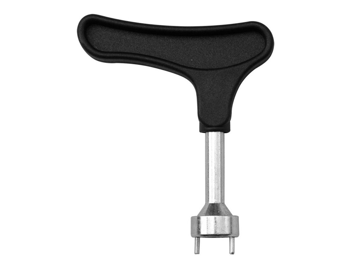1 Chave De Pino Para Sapato De Golfe Para Instalar E Remover Pinos Preto Tamanho Único