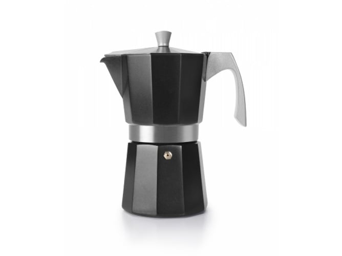 Cafetera Express IBILI Evva Black 12 Tazas