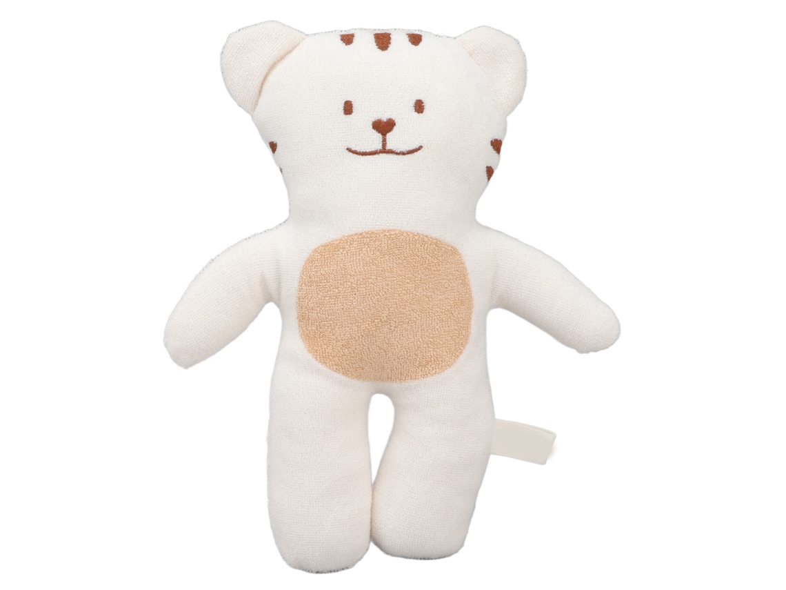 Peluche De Tigre Blanco Adorable, De Algodón, Lavable A Máquina, Regalo Perfecto, 22 Cm.