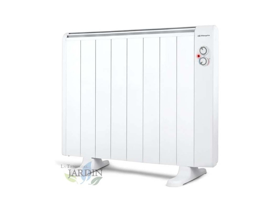 Emisor Térmico ORBEGOZO 8 Elementos sin Aceite 1500W 2 Niveles de Potencia Pés de apoio Incluidos