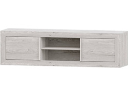 Mueble de TV MUEBLAM Niza (180x50x42 cm - Melamina - Blanco Artic)