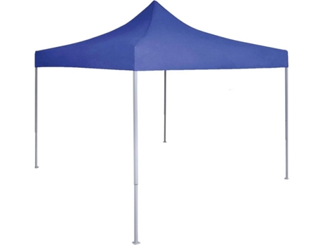 vidaXL Carpa plegable profesional para celebraciones acero azul 2x2 m