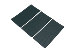 Kit de reparación de piscinas autoadhesivo de PP verde de 4x8 pulgadas, 3 piezas